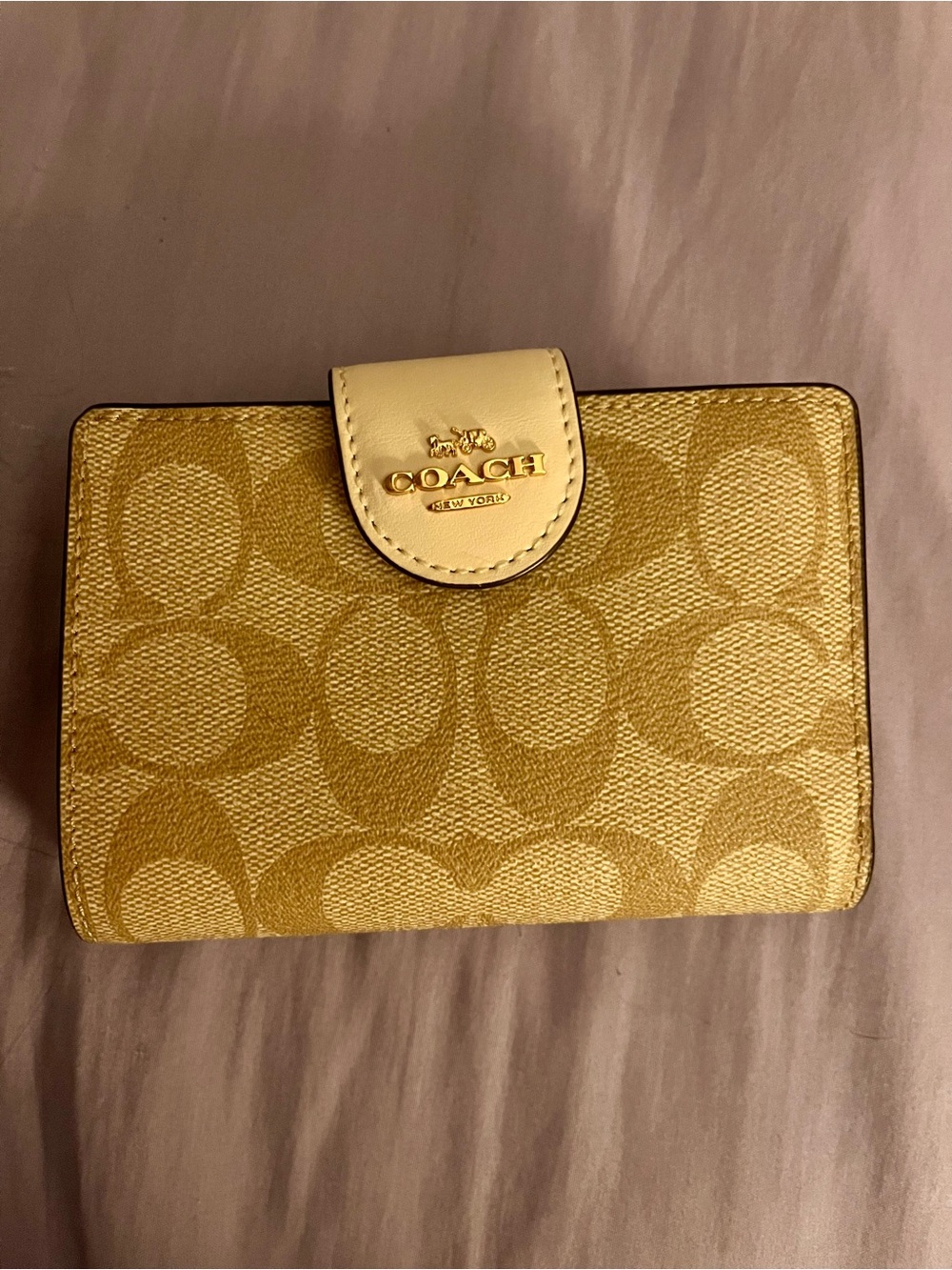 Coach Medium Corner Zip Wallet